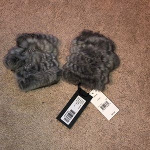 Jocelyn Rabbit fur gloves
